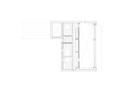 An architectural floor plan, showing the first floor of a new build house.