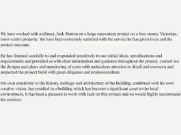 Topo Architects client testimonial from a conservation project